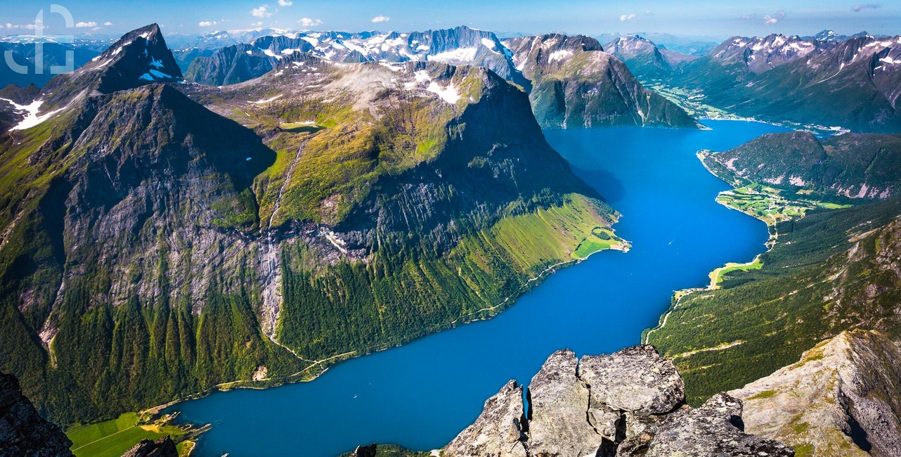 Fiordy w Norwegii