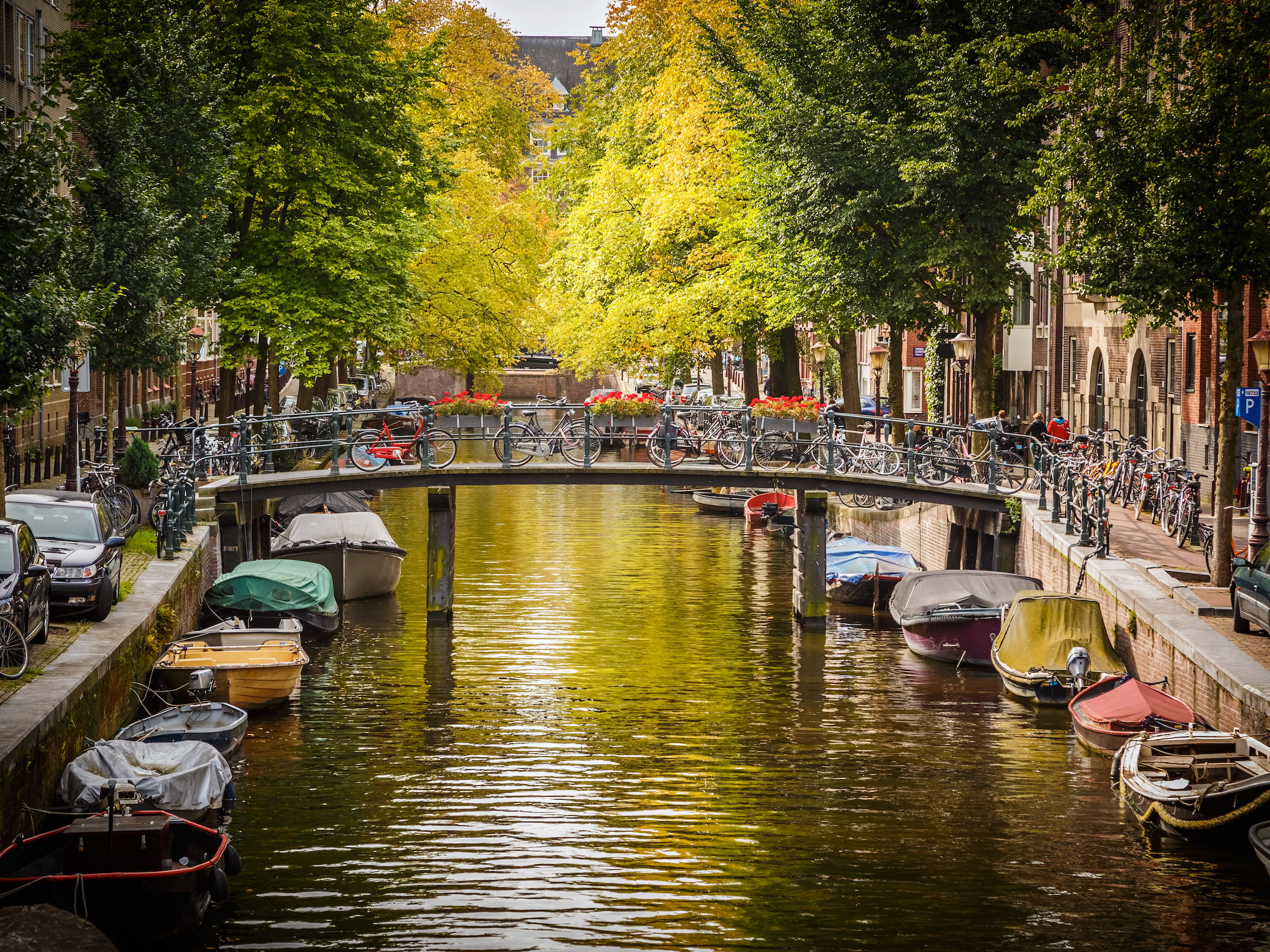 Kanały w Amsterdamie